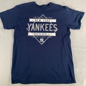 New York Yankees American League Derek Jeter T-Shirt Jersey Size Medium Men's #2